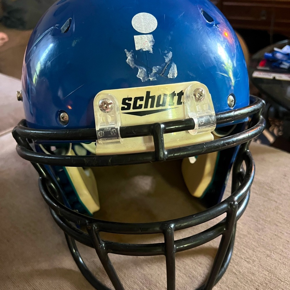 Schutt Blue football helmet men’s Large